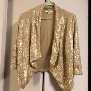 Gold blazer